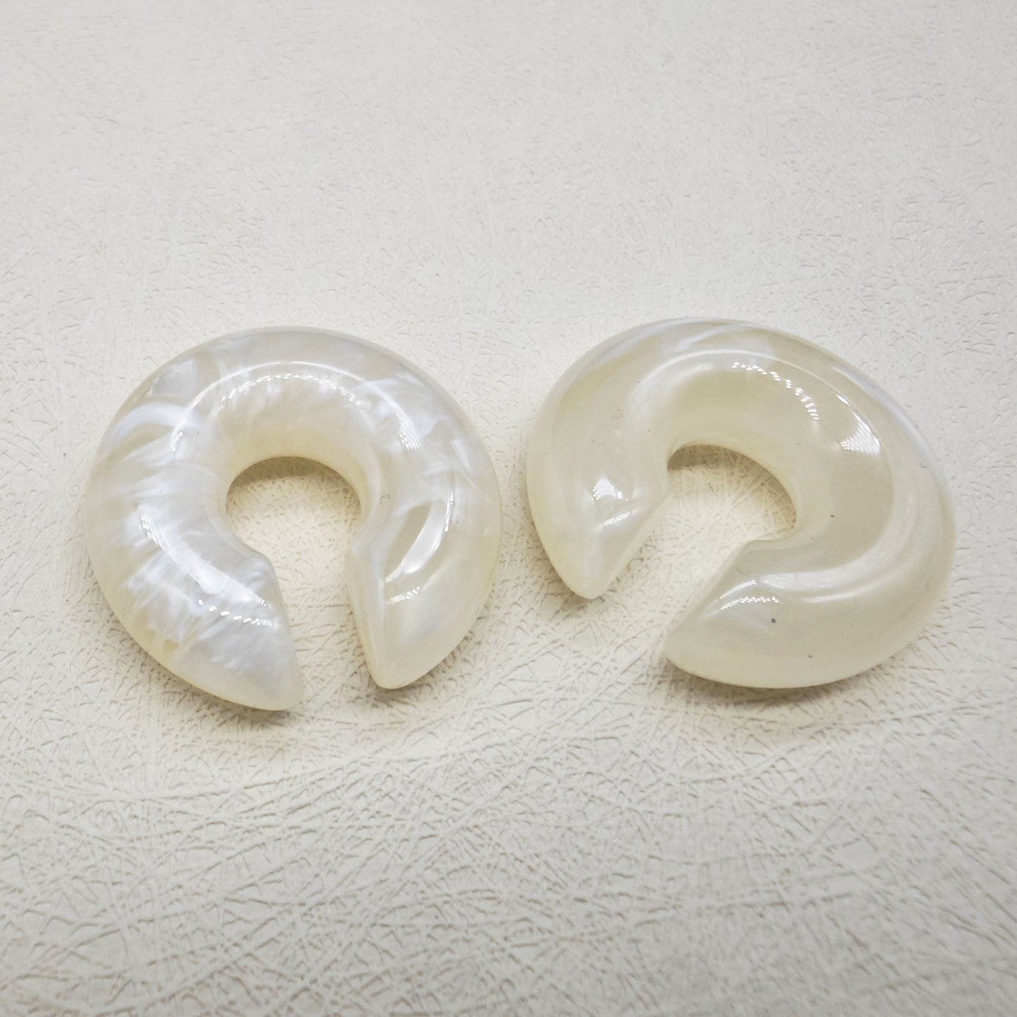 Acrylic Candy Color Matte Simple Design Ear Clip