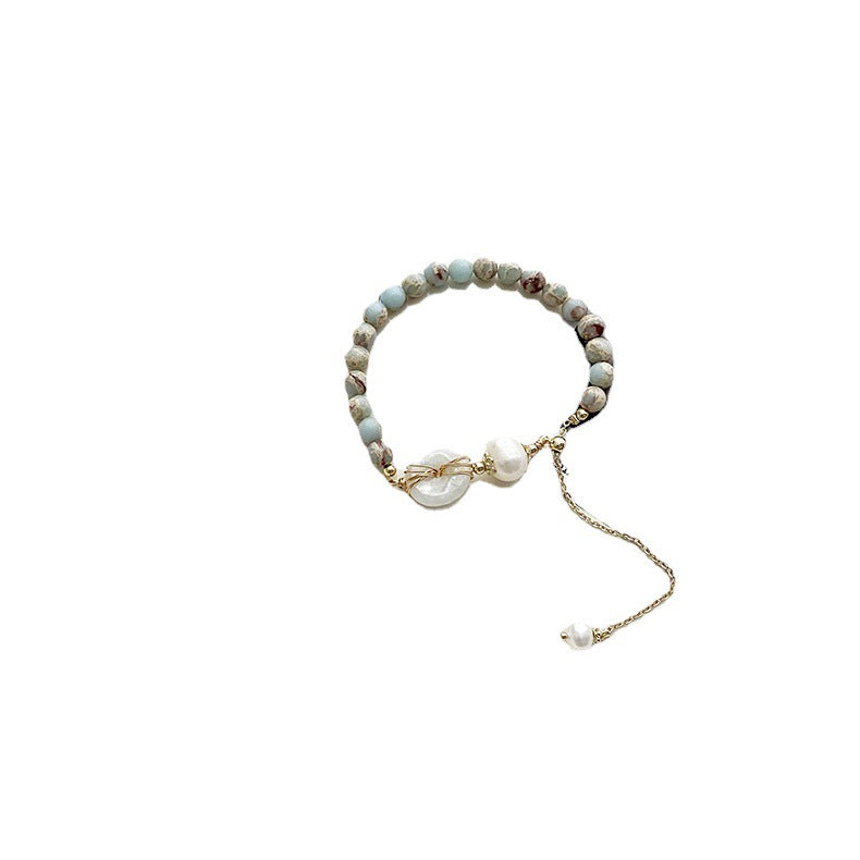 Women's Fashion Artistic Vintage Jade Stone Peace Bracelets