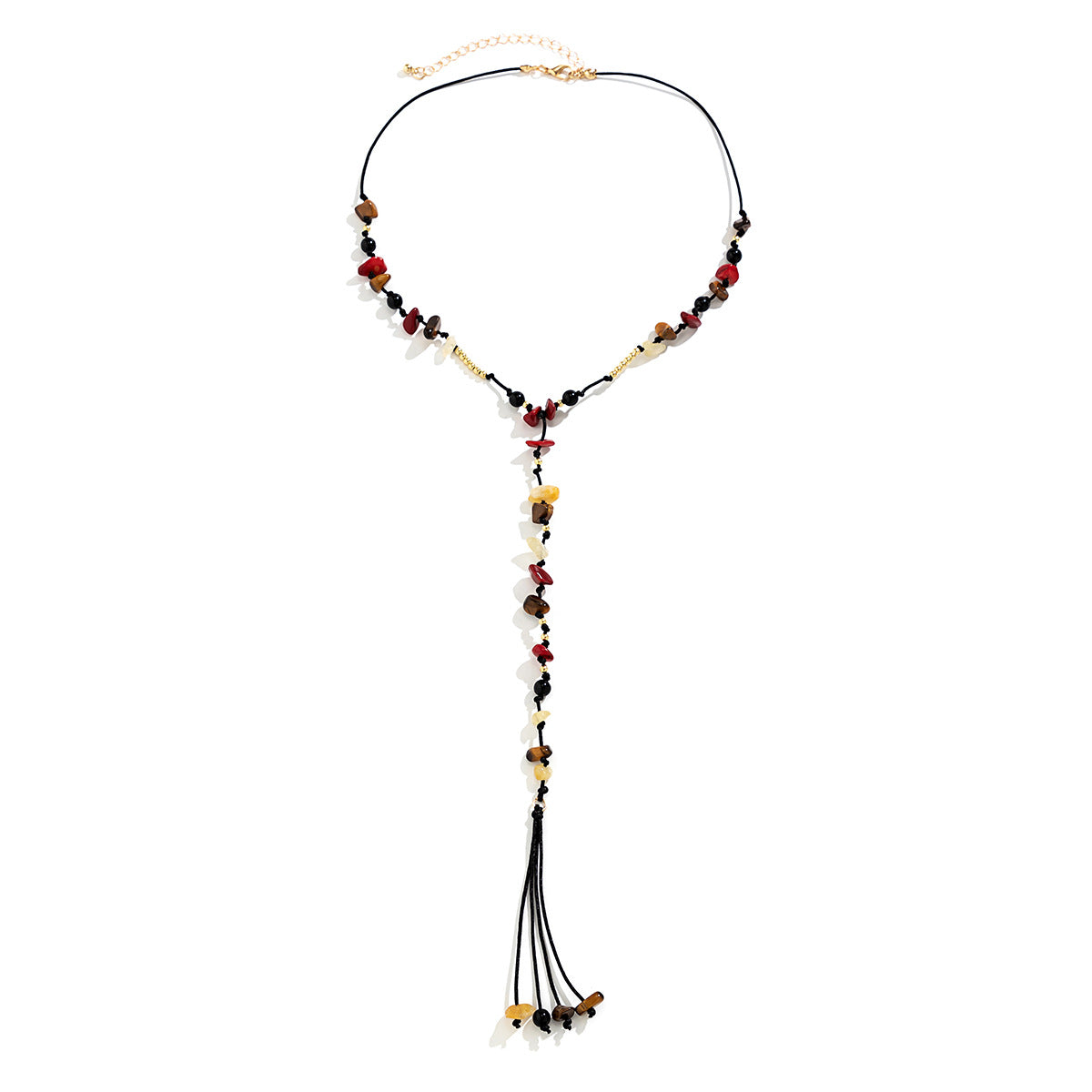 Women's Ethnic Zen Tassel Long Sweater Chain Vacation Style Beaded Necklaces