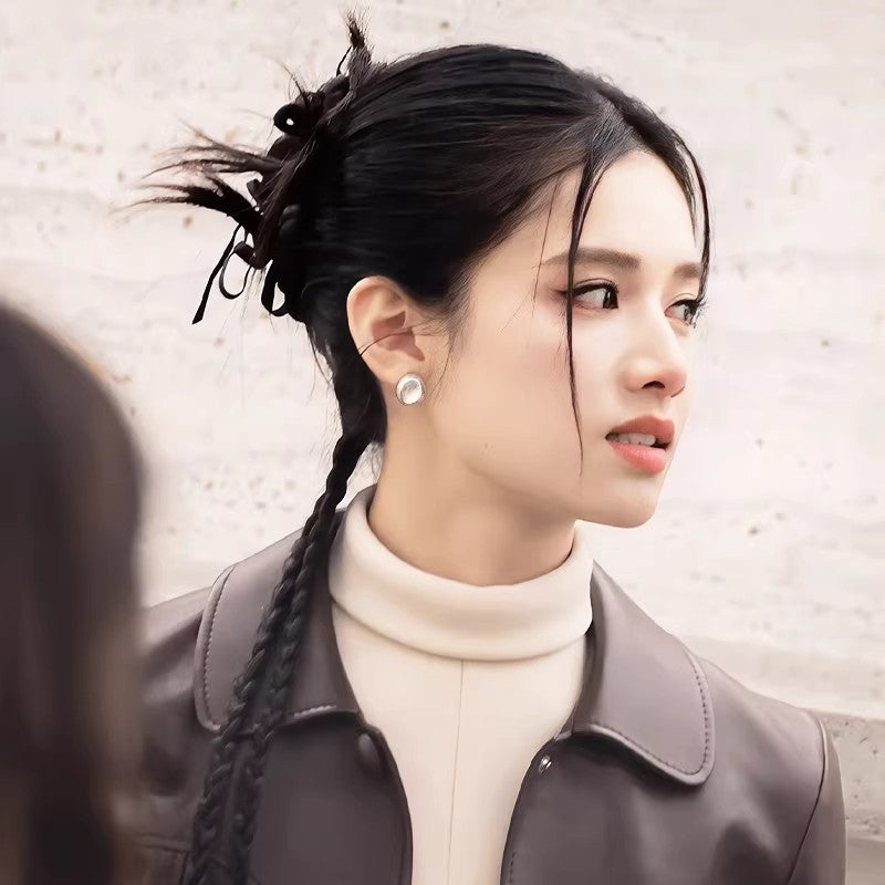Small Exquisite Beanie Mosquito Coil Beautiful Earrings
