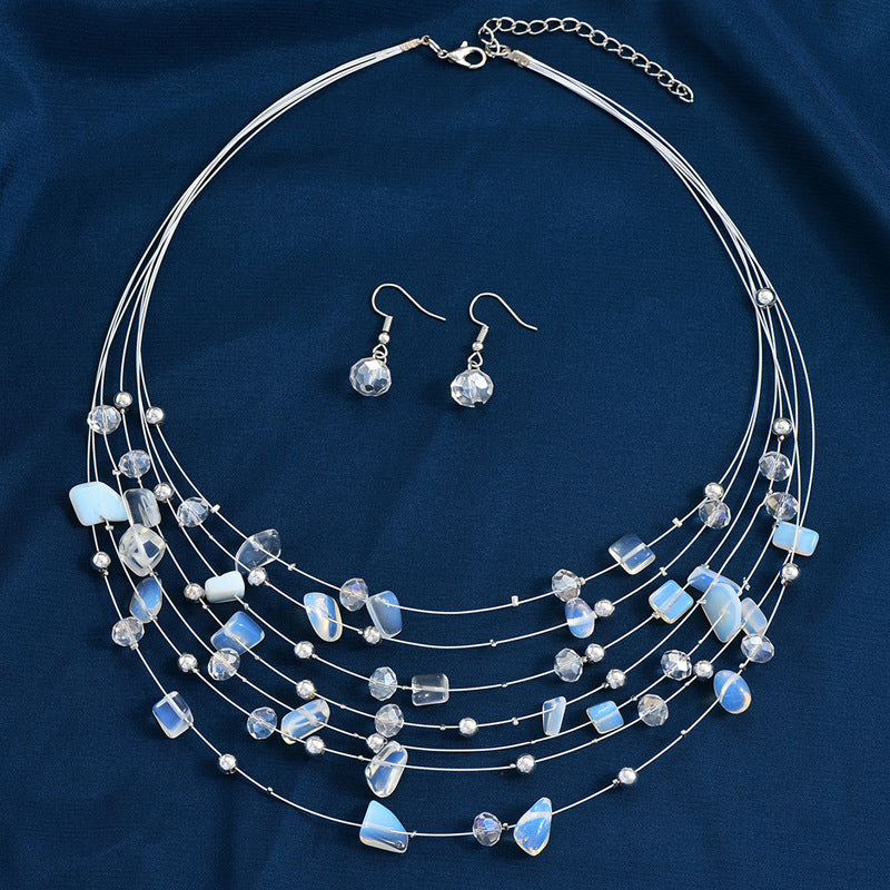 Indian Ethnic Style Vintage Gemstone Beads 2 Necklaces