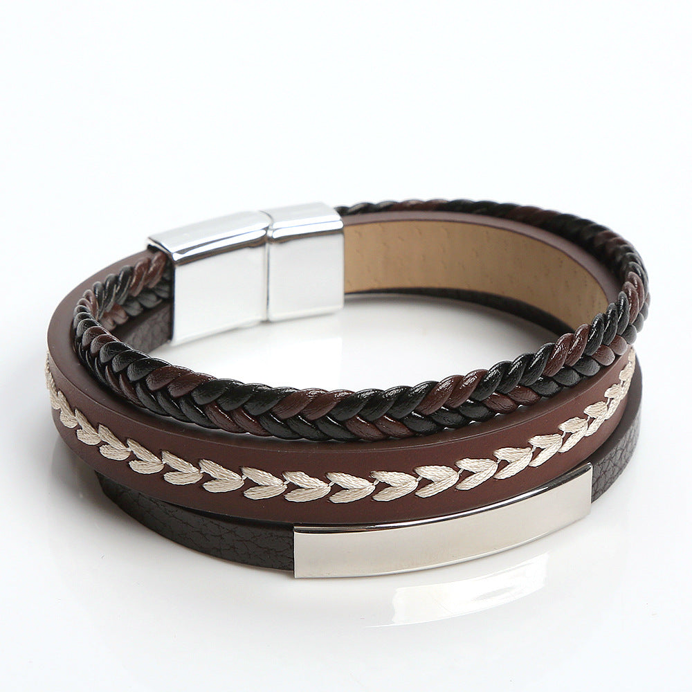 Men's Hand-woven Simple Style Ornament Jewelry Fashion Bracelets