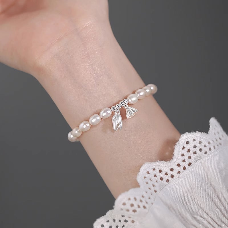 Damen Lotus Seedpod Trendy Summer Light Luxus-Armbänder für Freundinnen