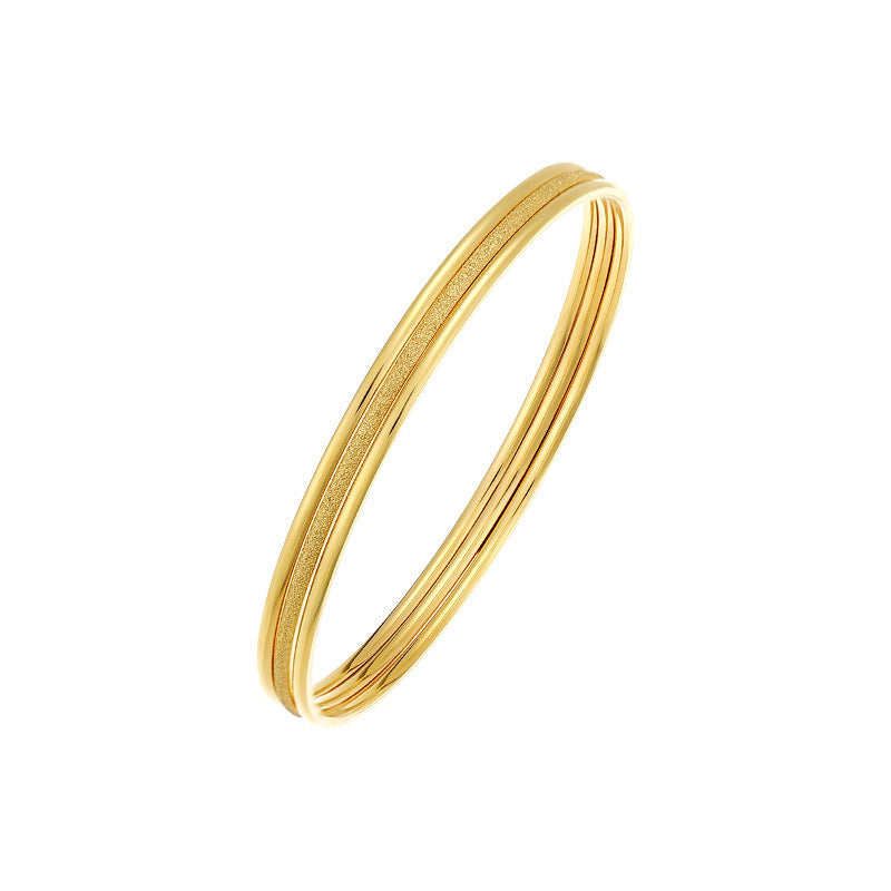 Simple High Sense Finishing Polish Imitation Gold Heritage Does Not Bracelets