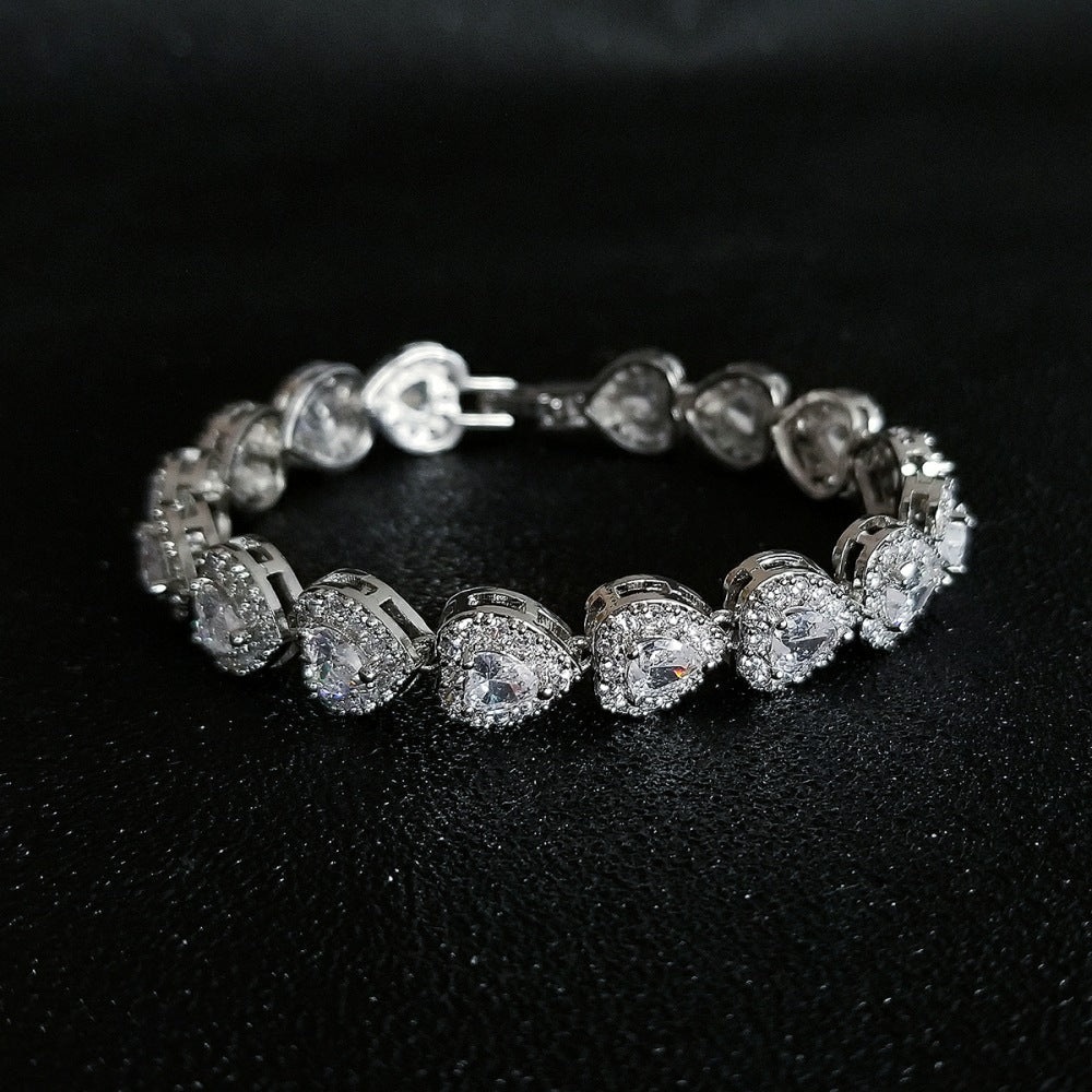 Women's Popular Full Rhinestone Design Niche Bracelets