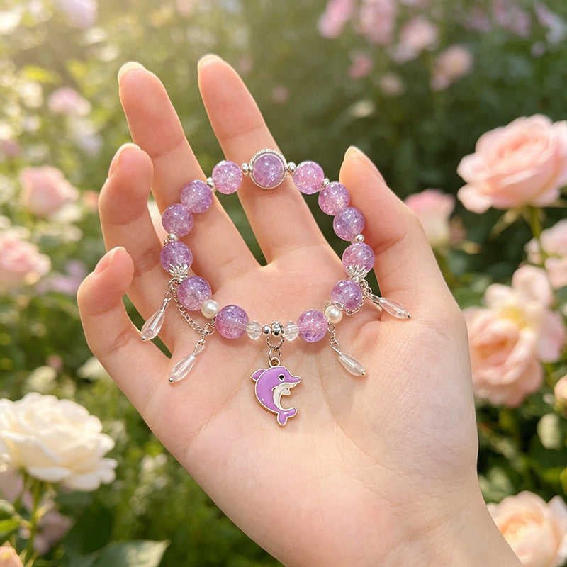 Dolphin Sweet Exquisite Glass Beaded Good-looking Bracelets