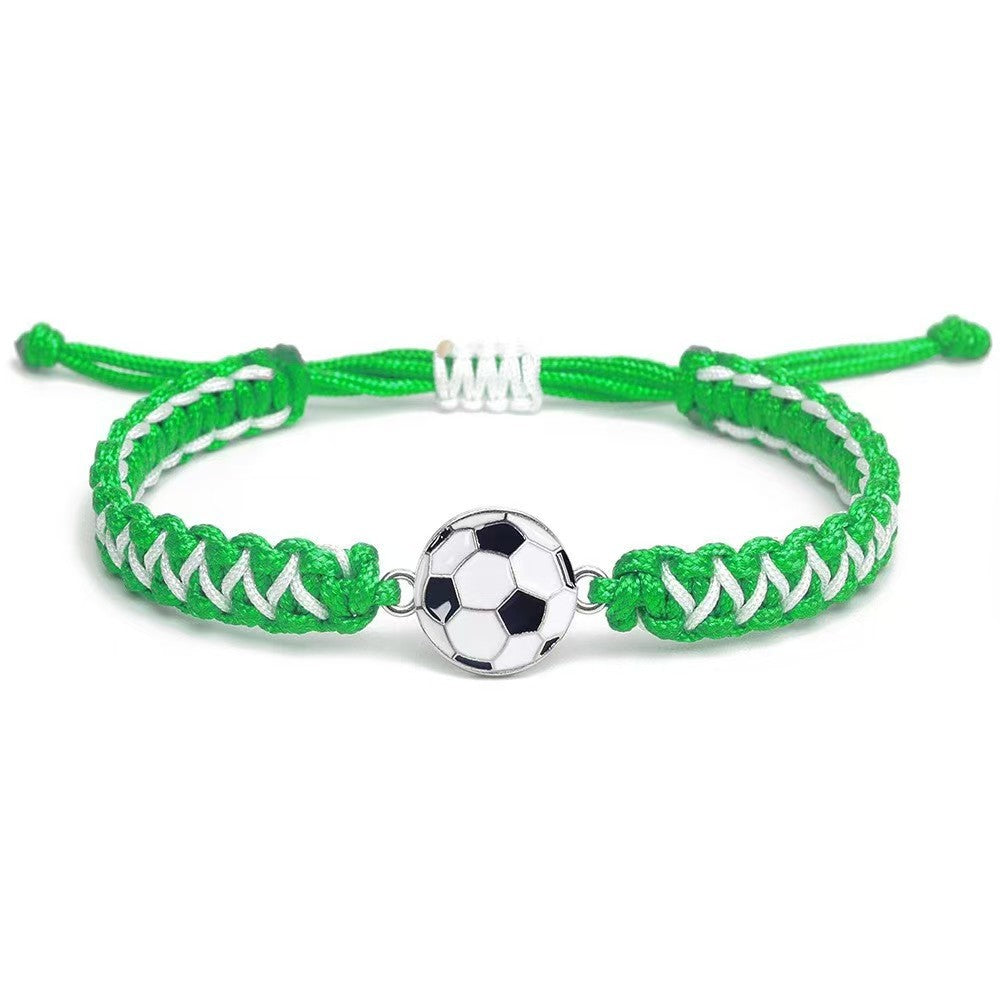 Women's & Men's Football Weaving Trend Western Style Sports Drawable Bracelet