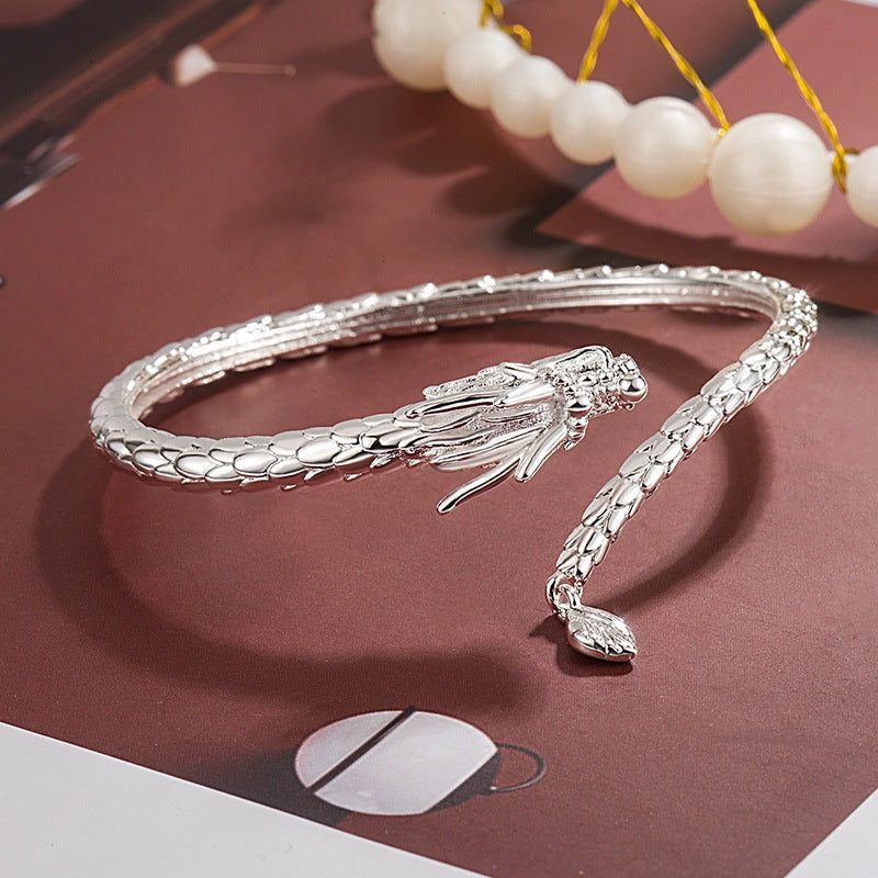 Women's & Men's Ancient Style National Fashion Life Adjustable Opening High Sense Of Bracelets