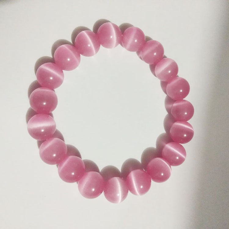 Men's Eye Round Beads Lucky Lady Fresh Simple Bracelet
