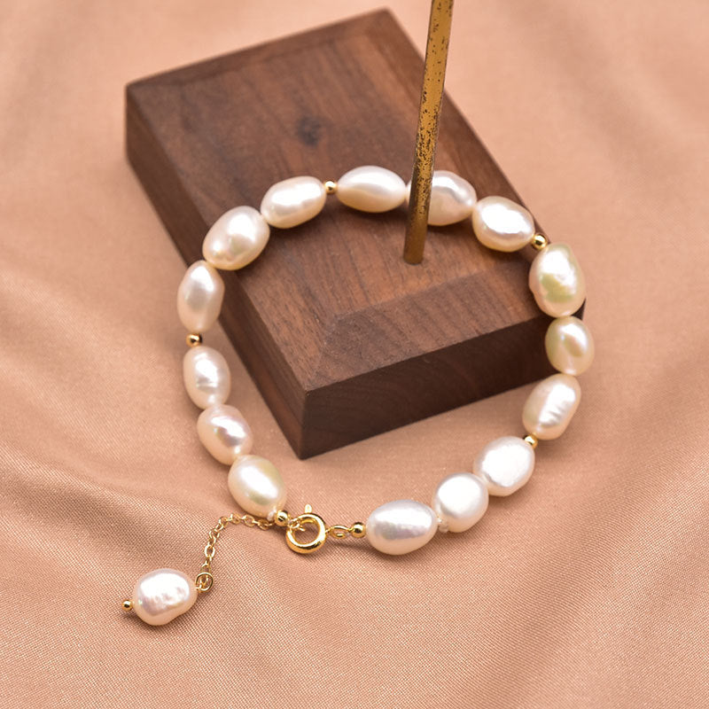 Pearl Natural Design Light Luxury Minority High-grade Bracelets