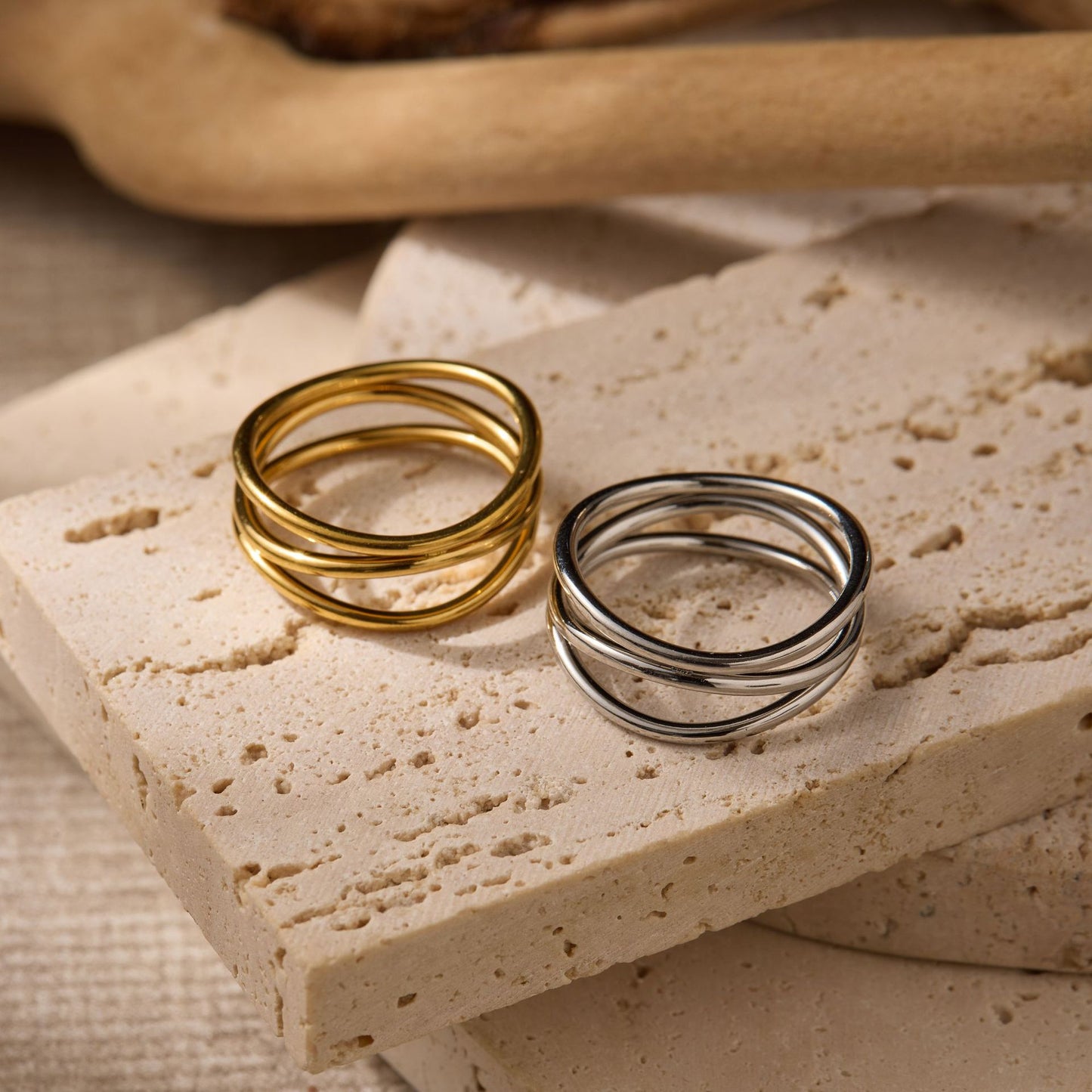 Style Simple Design Personalized Cold Retro Index Ring