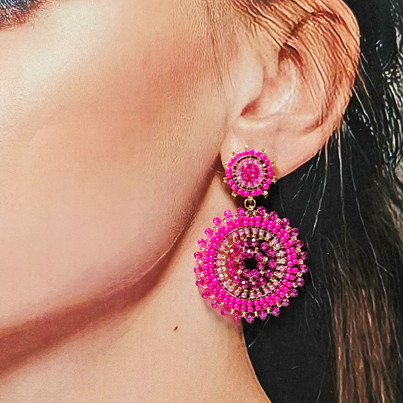 Beaded Bohemian Style Fashion Personalized For Earrings
