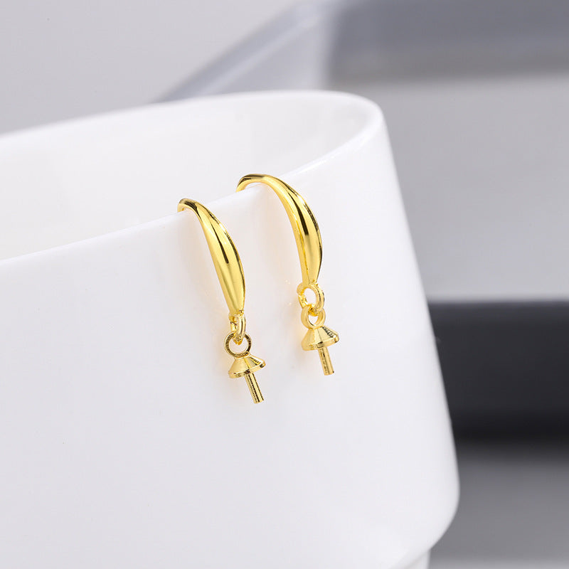 Holder Gold Sier Color Ear Hook Earrings