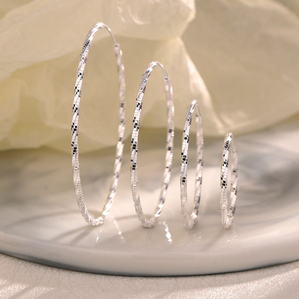 Flash Starry Sky Clip Style Classy Face Ear Buckle