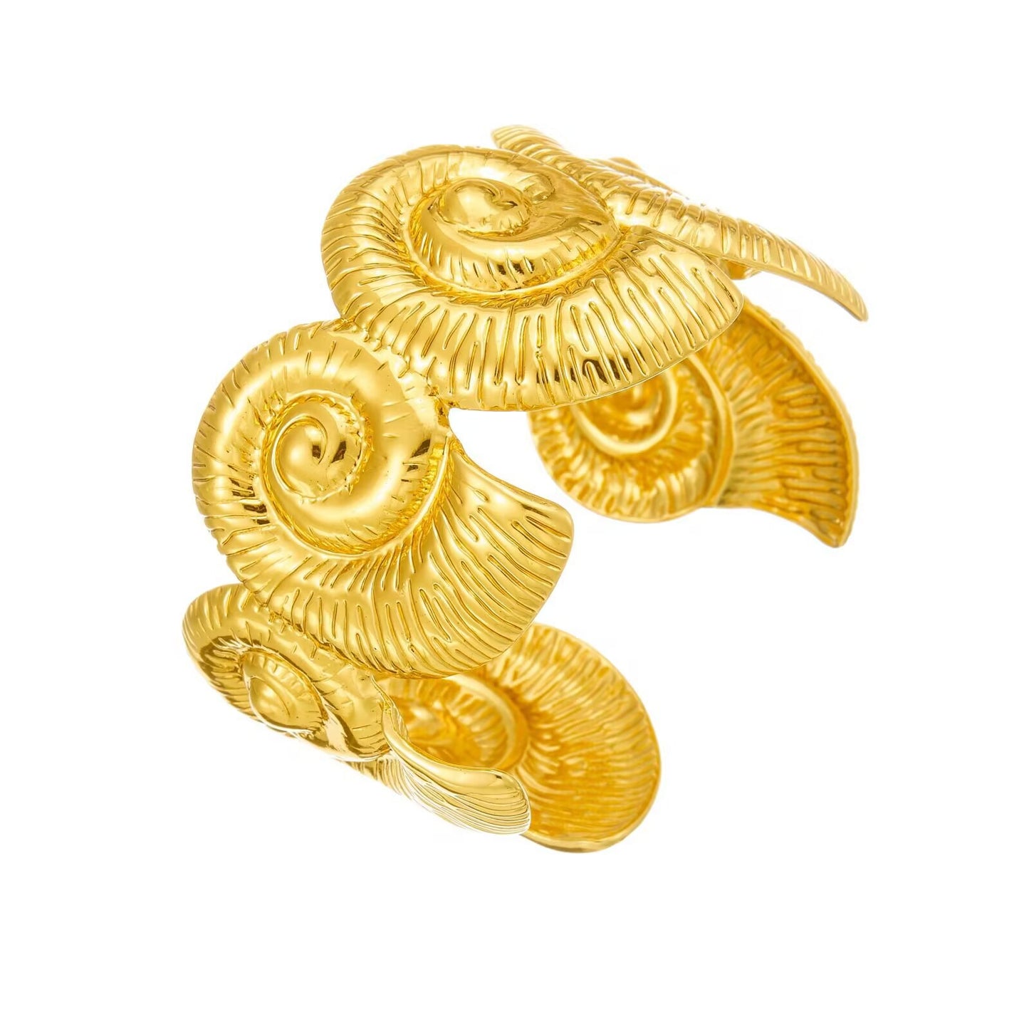 Fashion Design Ocean Style Shell Conch High Sense Golden Bracelets