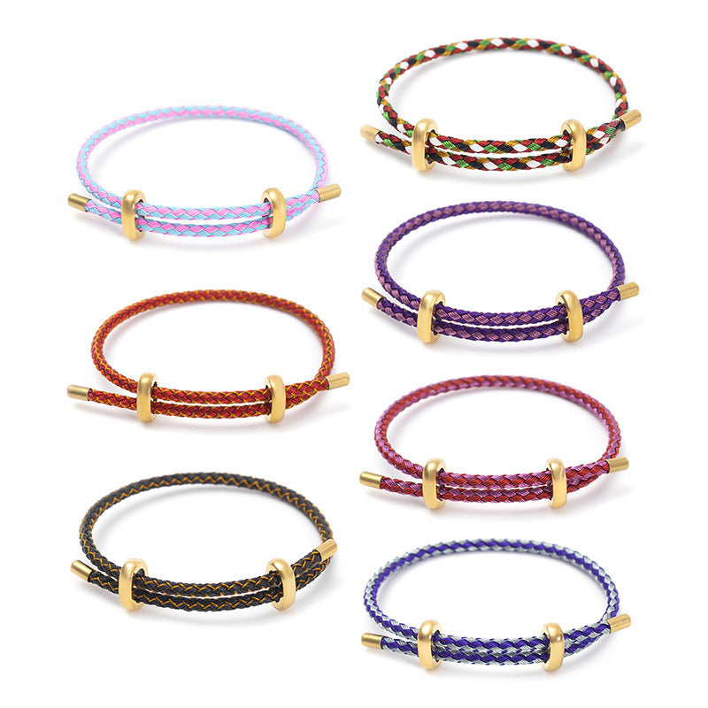 Wire Carrying Strap Couple Red Rope Transfer Beads Dragon Boat Bracelet