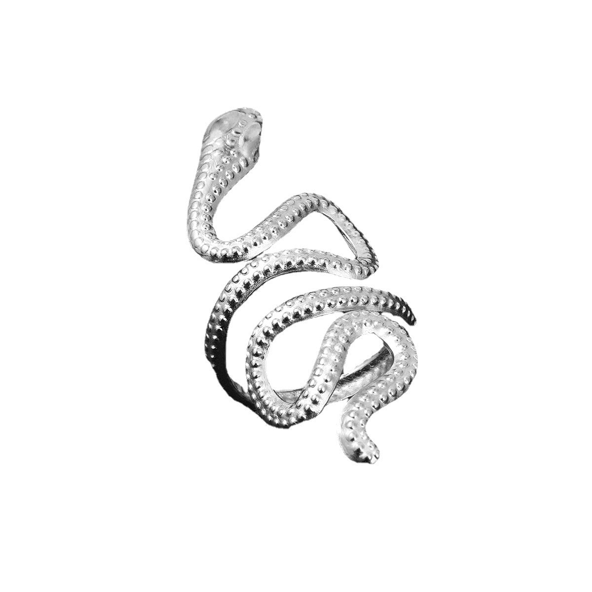 Men's Stainless Steel Ornament Personality Titanium Snake-shaped Rings