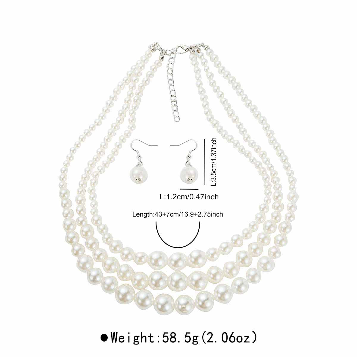 Wedding Versatile Imitation Pearl Short High-key Dignified Exquisite Necklaces