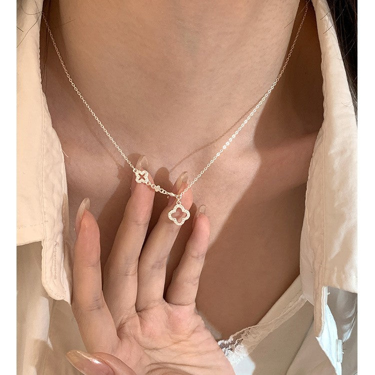 Women's Clover Fashion Temperament Commute Exquisite Small Necklace