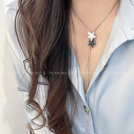 Cool Style Smiley Niche Advanced Long Necklaces