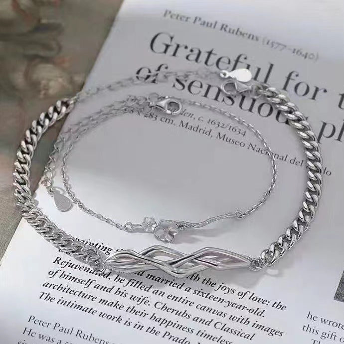 Bracelets de Saint-Valentin avec épines et branches de conception de niche