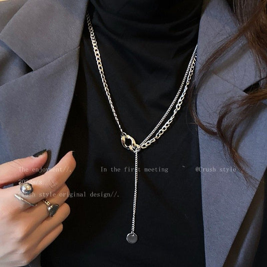 Women's Stitching Chain Advanced Design Sense Niche Necklaces