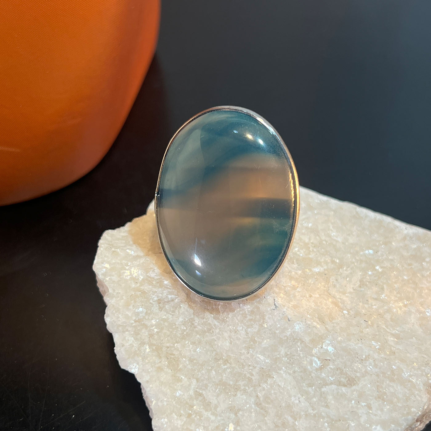 Rough Stone Fashion Design Sense Simple High Natural Ring