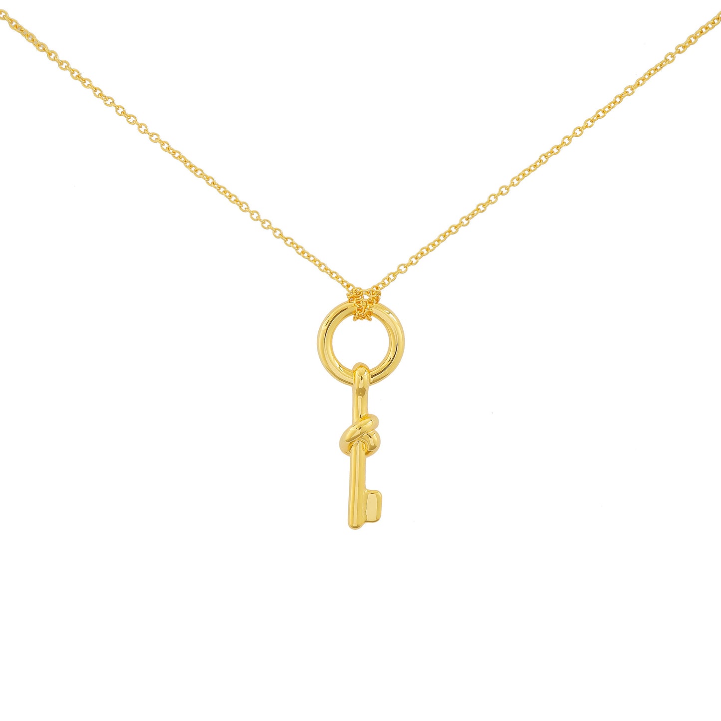 Twist Key French Style Special Interest Light Luxury Cold High-grade Necklace