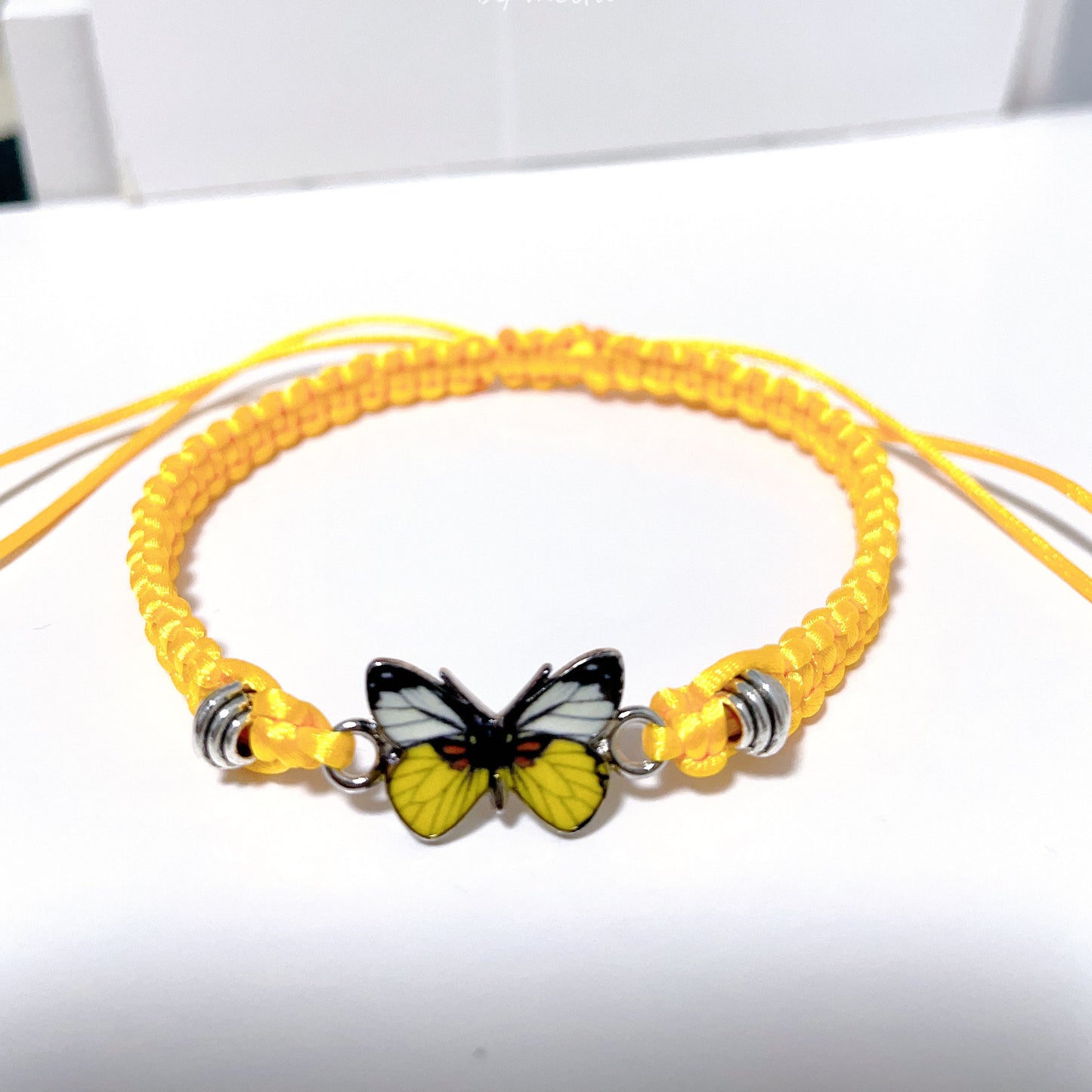 Multicolor Butterfly Couple Adjustable Fashion Friendship Bracelets