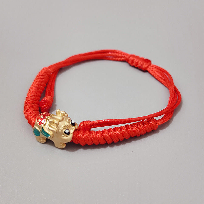 Gift Red Rope Money Drawing And Luck Changing Bracelets