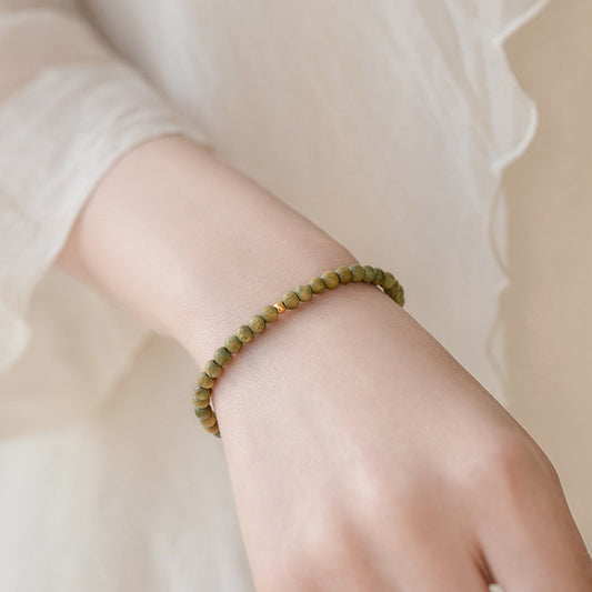 Bracelets rétro simples en ébène pour femmes, petits et fins