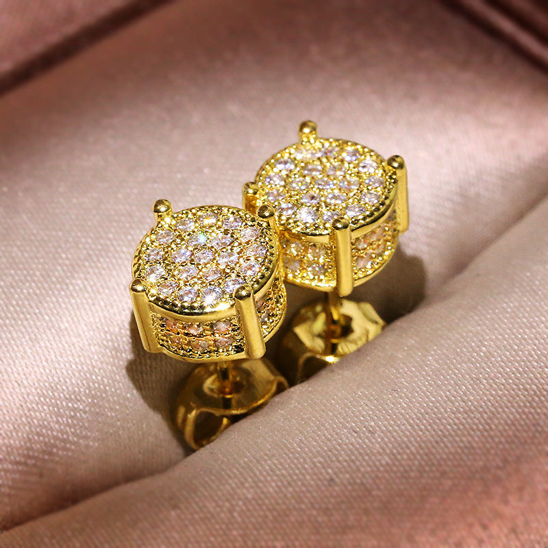 Men's Bright Magnetic Fashionable Light Luxury High-grade Cold Style Elegant No Earrings