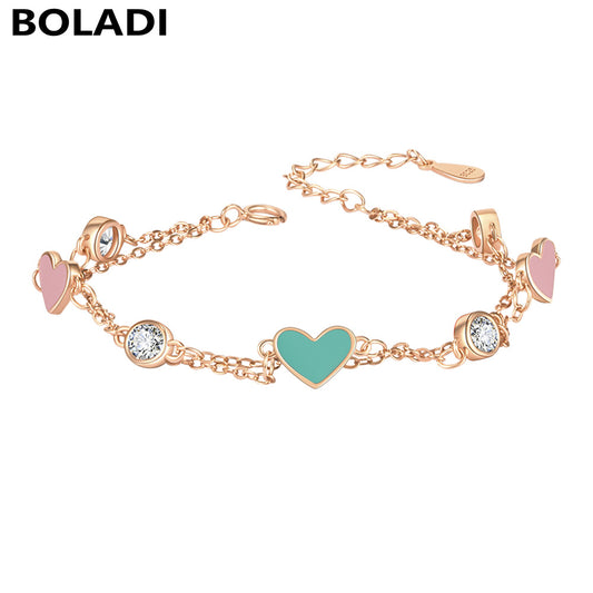 Women's Sterling Sier Bardo Design High-grade Light Bracelets