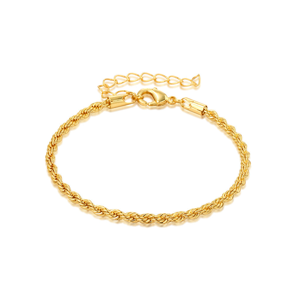 Geometric Metal Simplicity Gold Suit Personality Bracelets