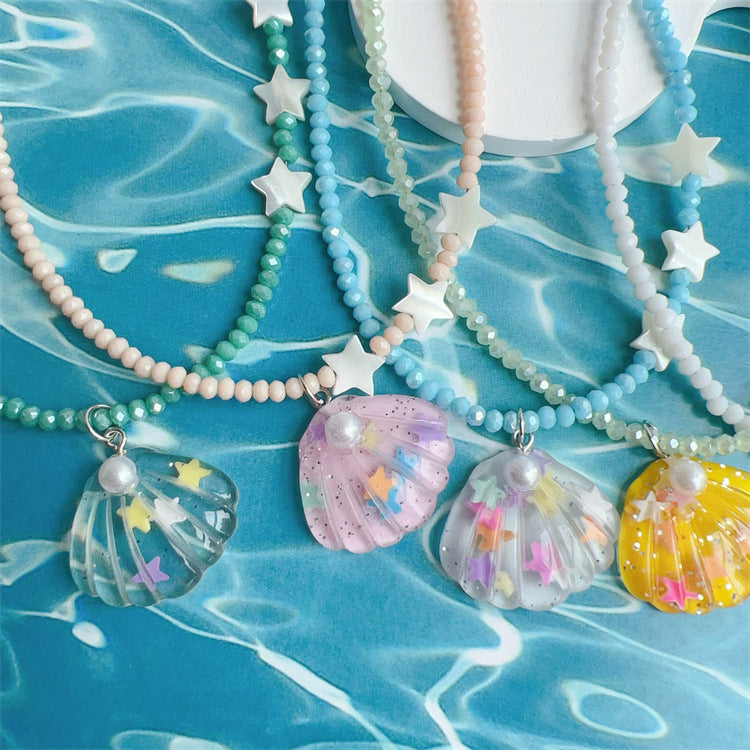 Female Summer Niche Design Sweet Cool Hot Style Clavicle Necklace