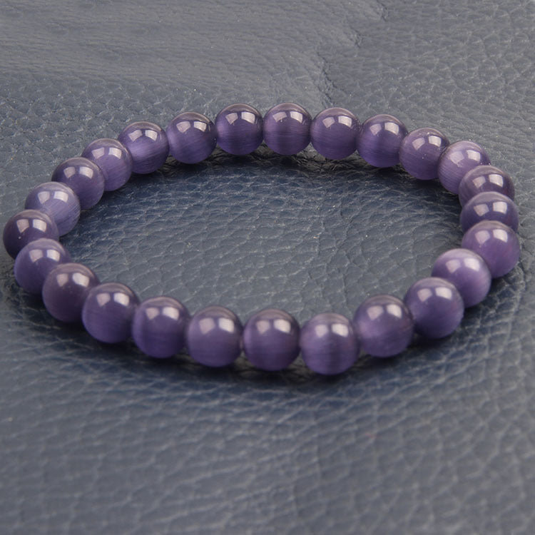 Men's Eye Round Beads Lucky Lady Fresh Simple Bracelet
