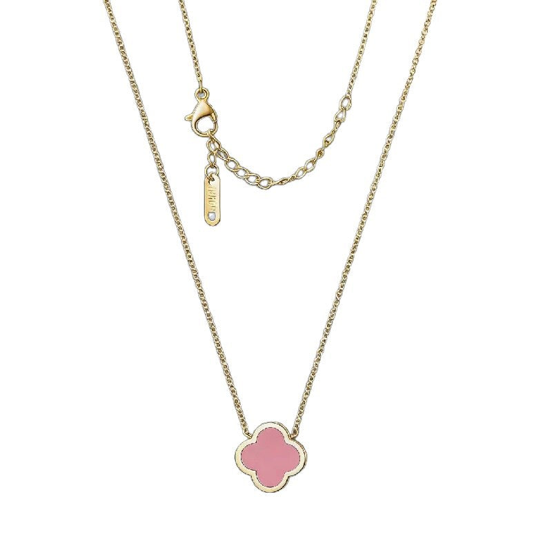 Women's Four-leaf Clover Lucky Titanium Steel Necklace