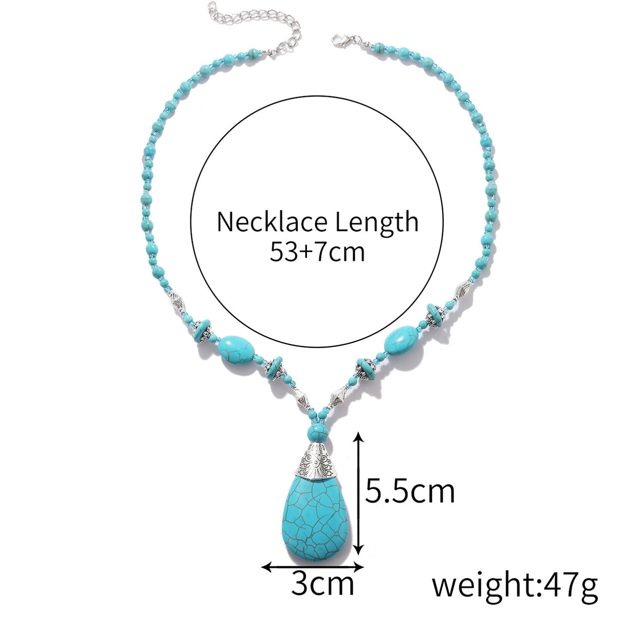 Pendant Bohemian Beaded Chinese Style Jewelry Necklaces