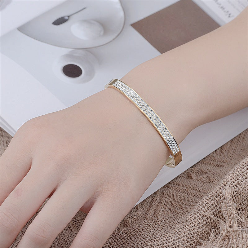 Fashion Starry Colorfast Gold Light Luxury Bracelet