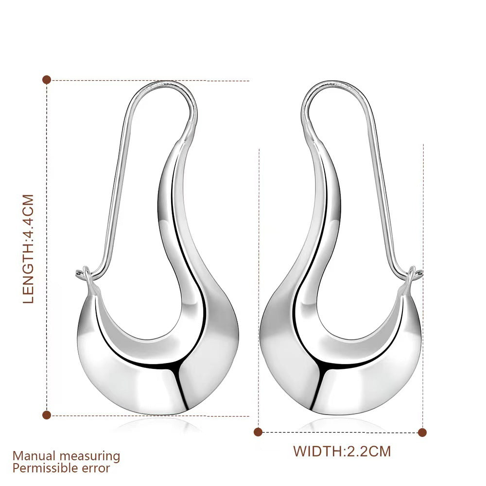 Women's Fashion Dance Shoe Long Boots Style Earrings