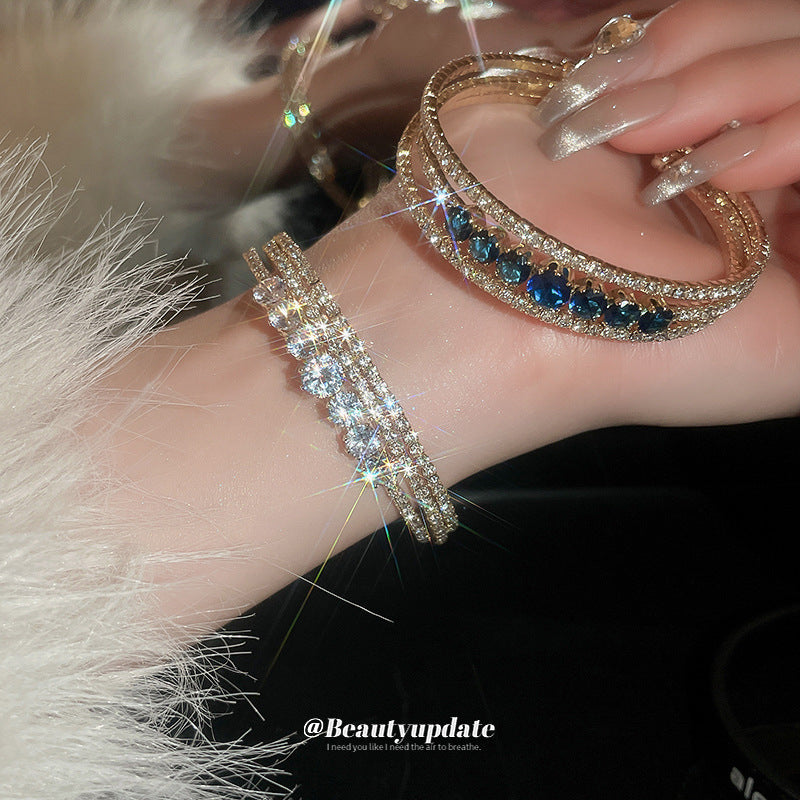 Women's Irregular Fashion Design Light Luxury High-grade Bracelets