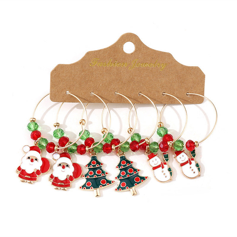 Personalized Simple Christmas Holiday Fashion Creative Earrings