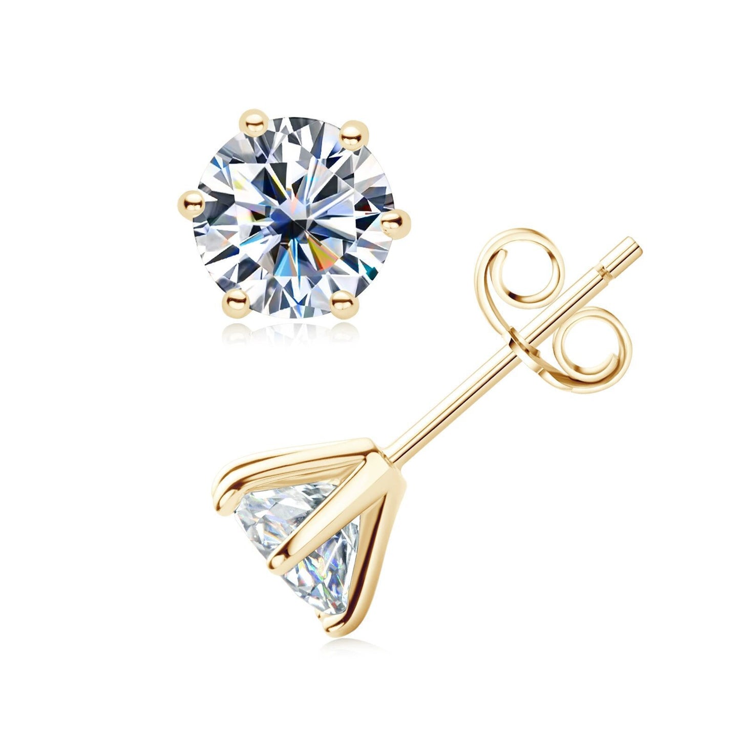 Men's Sier Ear Light Luxury High-grade Niche Female Stud Earrings