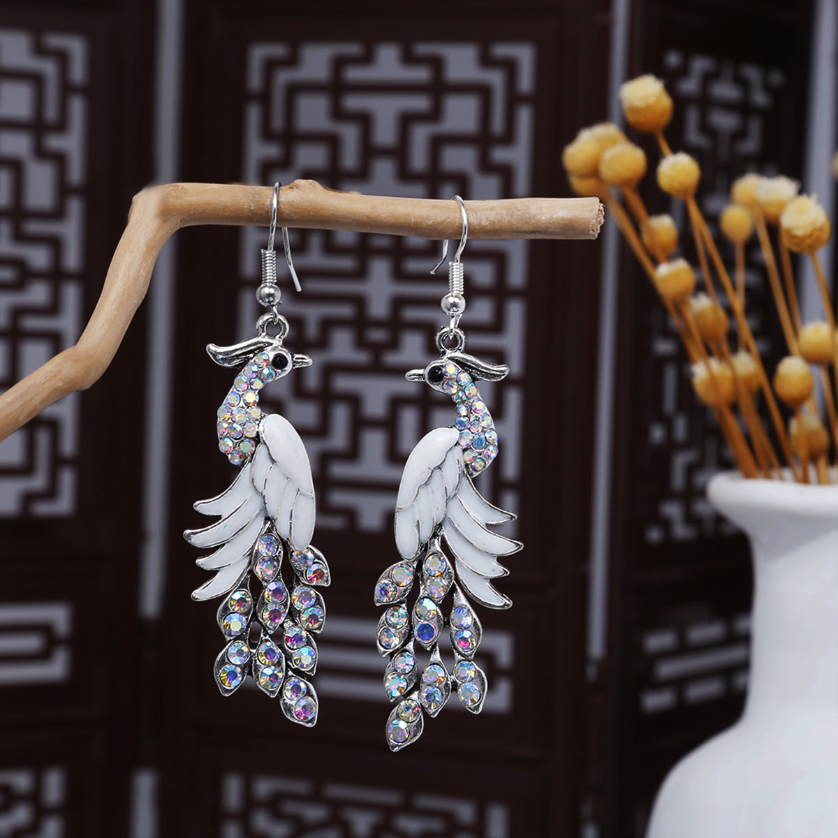 Bohemian Ethnic Style Ear Long Tassel Metal Fashion Earrings