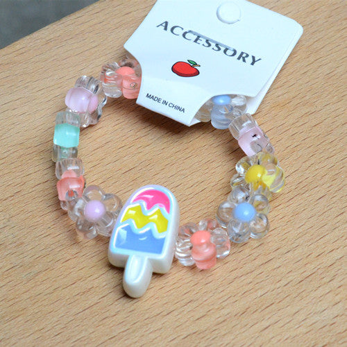 Children's Candy Princess Jelly Color Beaded Cute Bracelets