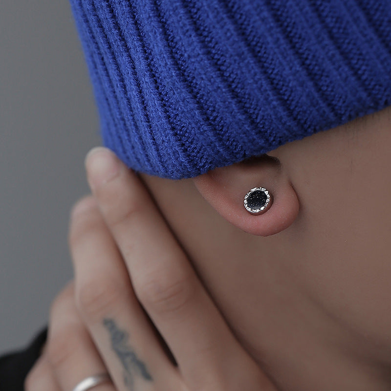 Men's Piercing Fashion Personality Black Magnetic High-grade Rings