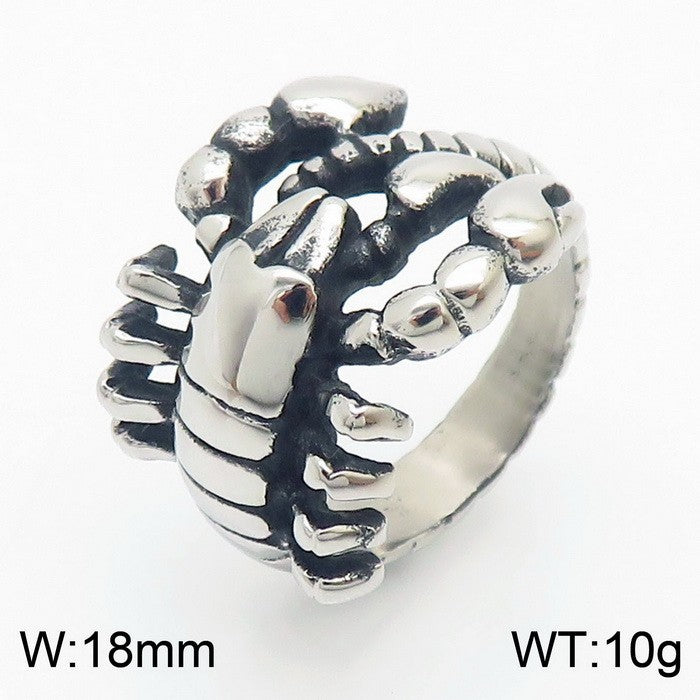 Men's Steel Hip Hop Style Cool Titanium Jewelry Set