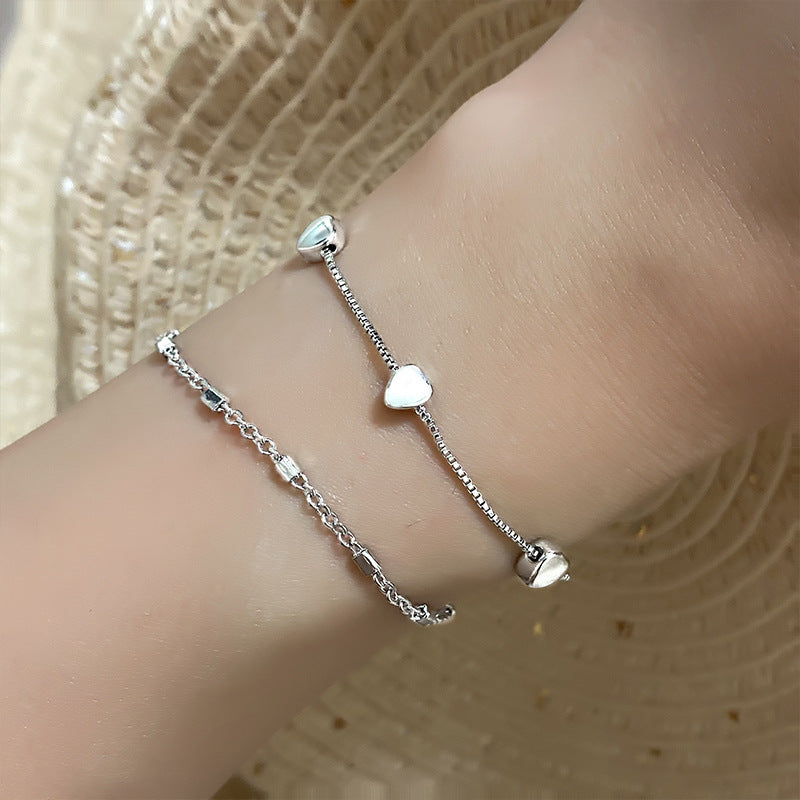 Loving Heart Female Temperament Design Girlfriends Bracelet