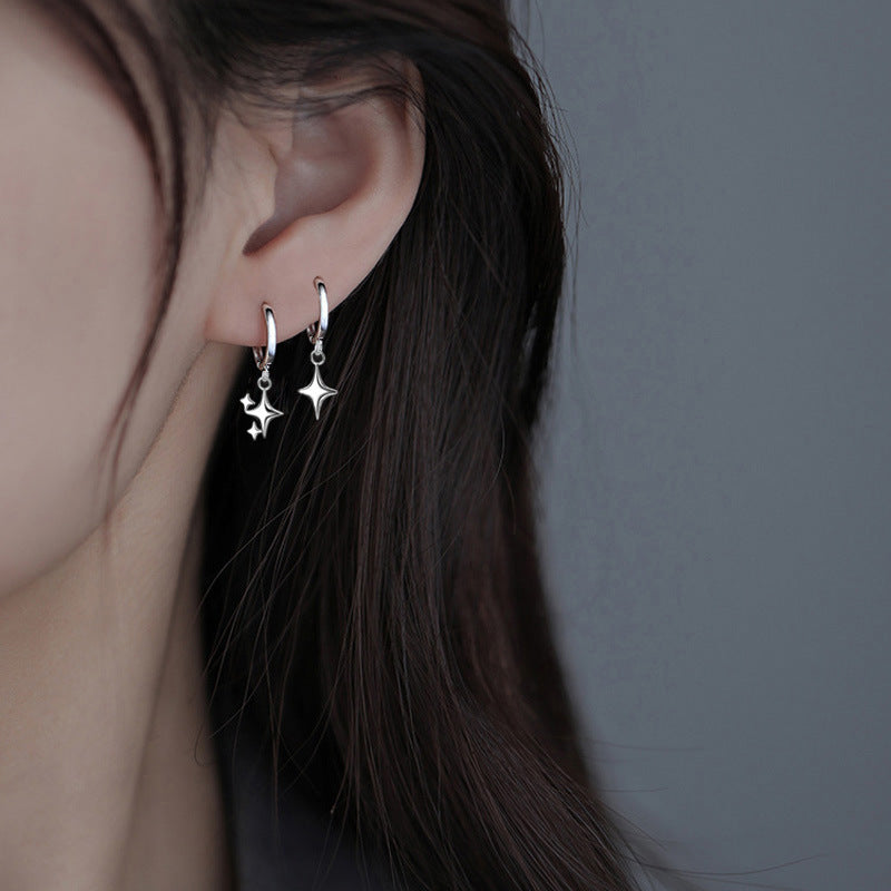 Stars Clip Fashion Simple Creative Lucky Ear Buckle