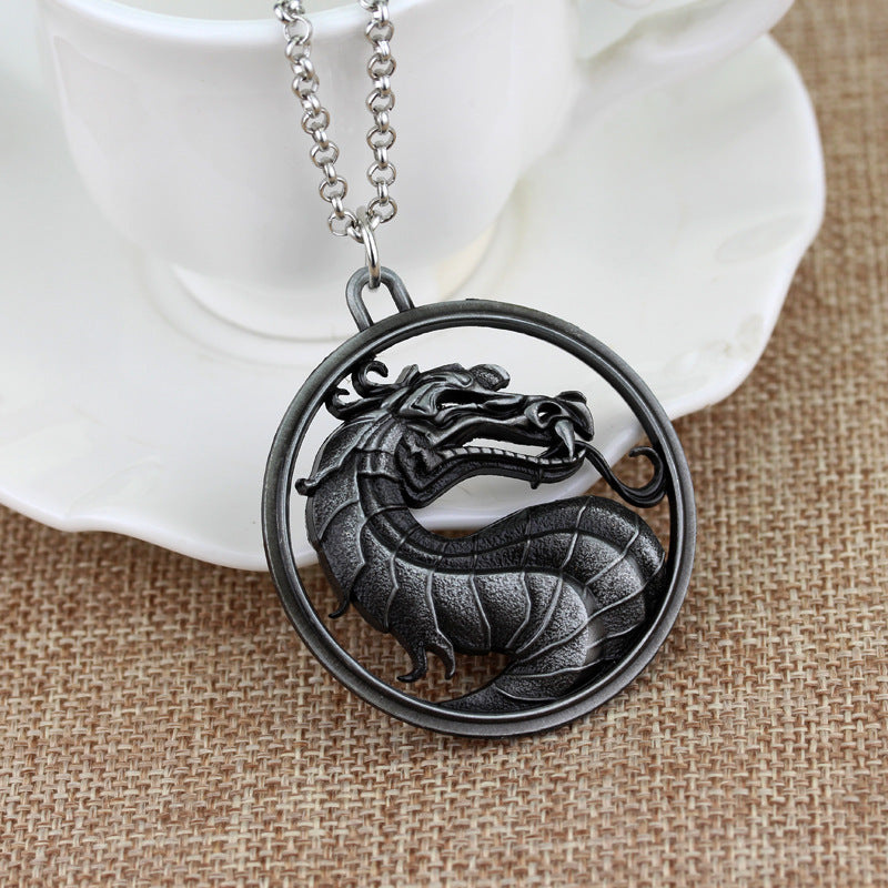 Surrounding The Game Dragon Mortal Theater Necklaces